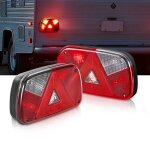 Feux de remorque 2pcs 12 v - vevor - feux arri�re / stop / clignotant etc - kit d�clairage de remorque ...