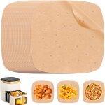 Feuille de cuisson - kal - papier sulfuris� airfryer 200 feuilles 21. 5cm carr� perfor� anti - adh�sif ...
