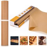Feuille de cuisson - kal - rouleau papier sulfuris 40cm x 15m non blanchi avec coupeur four air fryer ...