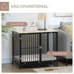 Feuille épaissie cage pour chien maison pour chien avec tablette niche pour chien avec coussin bac de ... Feuille épaissie cage pour chien maison pour chien avec tablette niche pour chien avec coussin bac de ...