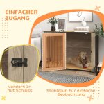 Feuille épaissie cage pour chien meuble box pour chien avec porte et fenêtre table dappoint pour la maison ... Feuille épaissie cage pour chien meuble box pour chien avec porte et fenêtre table dappoint pour la maison ...
