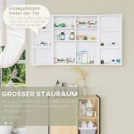 Feuille �paissie kleankin armoire � pharmacie 2 portes avec 6 �tag�res armoire � pharmacie murale en ...