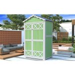 Feuille paissie meubles de jardin en bois outdoor rangement abri  outils pour jardin terrasse ne se ...