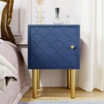 Feuille �paissie [new] lot de 2 tables de chevettable de chevet dappointbleu marinetable basse assortie ...