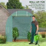 Feuille �paissie serre en film pour tomates serre tunnel en film pour primeur avec fen�tre vert 245 x ...