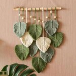 Feuille macram tenture murale boho room home decor tiss tapisserie murale esthtique home room dcoration ... Feuille macram tenture murale boho room home decor tiss tapisserie murale esthtique home room dcoration ...