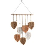Feuille macram tenture murale boho room home decor tiss tapisserie murale esthtique home room dcoration ...