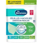 Feuilles magiques - lessive en feuilles - essentielle x80 lavages