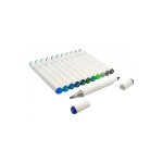 Feutres � alcool - double pointe - 12 couleurs bleu / vert - dessin coloriage - ctop