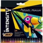 Feutre coloriage intensity premium - pointe incurve fine bic le lot de 24 feutres