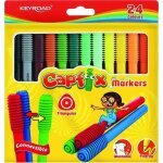 Feutres - keyroad - kr971770 - triangulaires - lavables - 24 pi�ces - m�lange de couleurs