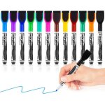 Feutre tableau blanc effacable 12 couleurs stylo feutre ardoise effacable faible odeur marqueur tableau ...