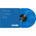 Feutrine dj - platine vinyle serato - 500096 - vinyle control 254 cm - couleurs standard - bleu (paire) ...