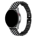 Ffo2world bracelet montre connecte mtal 20mm femme - noir avec diamants - pour samsung 7 / 6 / 5 / ...