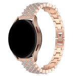 Ffo2world bracelet montre connecte mtal 20mm femme - or rose avec diamants - pour samsung 7 / 6 / 5 ...