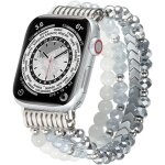 Ffo2world bracelet perl� boho femme ? �lastique ? pour apple watch 42 / 44 / 45 / 46 / 49mm (s�rie 1?10) ...