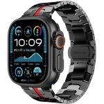 Ffo2world bracelet ultra acier inoxydable avec boucle papillon ? apple watch 42 / 44 / 45 / 46 / 49 mm ...