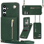 Ffo2world coque portefeuille galaxy s24 plus ? �tui avec fermeture �clair porte - cartes b�quille et ...