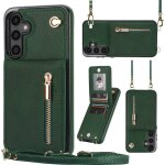 Ffo2world coque portefeuille galaxy s25 ultra ? tui avec fermeture clair porte - cartes bquille et ...