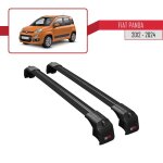 Compatible avec fiat panda (319) 2012 - 2024 barres de toit ace - 2 railing porte - bagages de voiture ...