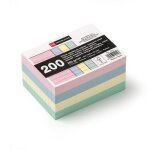 Fiches bristol a7 - miquelrius - 200 fiches - couleurs pastel - carton �pais - lign�es