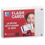 Fiche bristol oxford - 400133910 - flash 2. 0 - 80 fiches bristol flash cards a6 (105 x 148cm) petits ...