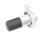 Fifine usb / xlr studio micro dynamique pour pc rgb cardio�de microphone pour gaming podcasting streaming ...