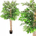 Figuier arbre decoratif artificiel en pot de 200 cm