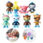 Figurines daction octonauts 8 pices de dcorations de gteaux mini figurines danimaux ensemble de jouets ...