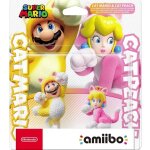 Figurine amiibo - mario chat & peach chat ? collection super mario
