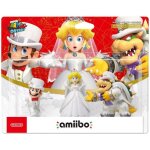 Figurine amiibo - mario peach & bowser (tenues de mariage) ? collection super mario
