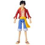 Figurine anime heroes - bandai - one piece - luffy - 17 cm