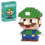 Gavi store figurine � assembler luigi 62 cm 164 pi�ces micro bricks jeu de construction compatible lego ...
