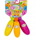 Figurines bananes surprises parfumes - giochi preziosi - lot de 3 - jaune orange rose