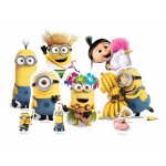 Figurines en carton - minions - 25 cm - jaune - d�coration de f�te