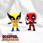 Figurines deadpool 3 wolverine marvel