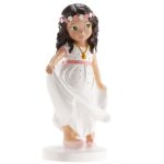 Figurine de g�teau - dekora - berta - 16 cm - r�sine - communion fille