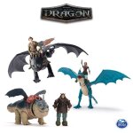 Figurine - dragons movie - 15cm - articul�e - mod�les terreur terrible et bouledogre