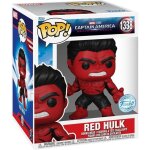 Figurine funko pop! - funko - captain america brave new world - hulk rouge - pvc - 9 cm