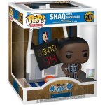 Figurine funko pop! deluxe magic shaq et panneau de basket