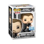 Figurine funko pop - funko - johnny hallyday #481 - vinyle 10 cm - exclusivit� fnac - micro inclus