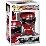 Figurine funko pop! n�1713 - power rangers - power ranger turbo - ranger rouge