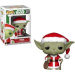 Figurine funko pop! star wars: holiday santa yoda