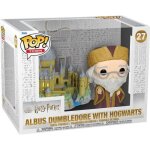 Figurine funko pop! town: hp anniversary - dumbledore w / hogwarts