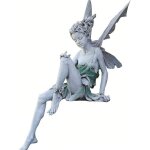 Figurines de jardin elfes assis 22 cm statue dange statue de f�e de jardin d�coration de jardin