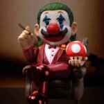 Figurine joker mario le parrain - collection statue jouet mod�le enfants - �dition limit�e 15 cm