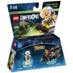 Figurine lego dimensions - doc brown - retour vers le futur
