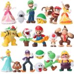 Figurines super mario bros mario kart nintendo jeux vido luigi donkey kong toad princesse peach yoshi ...