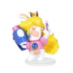 Figurine mario + the lapins cr�tins kingdom battle - peach 8cm