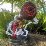 Figurine one piece ? monkey d. luffy gear 4 kong gun ? 24 cm ? figurine de collection